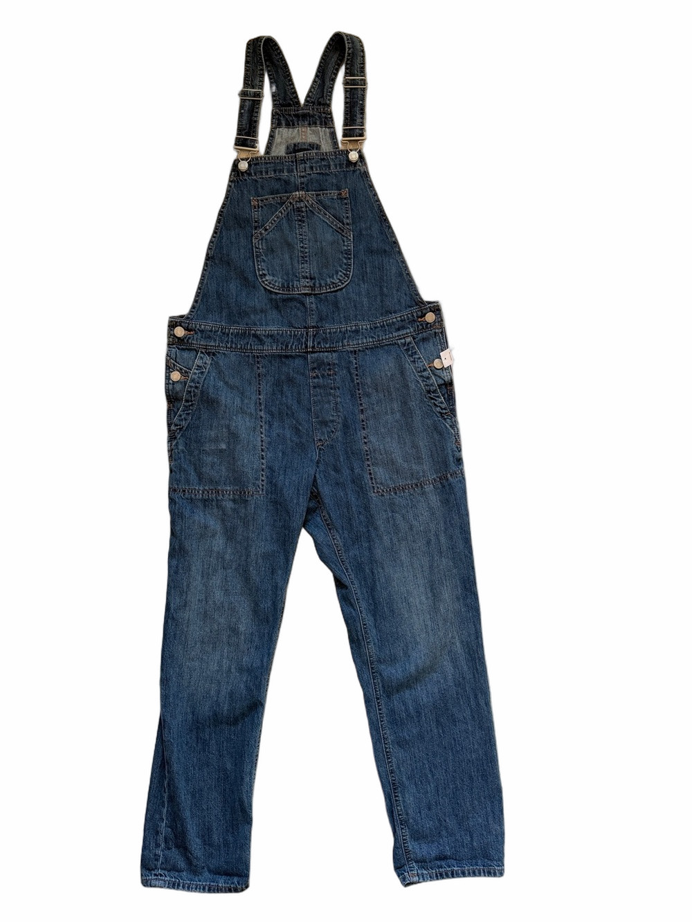 GAP Womenโs Size Medium Denim Overalls, NEW!